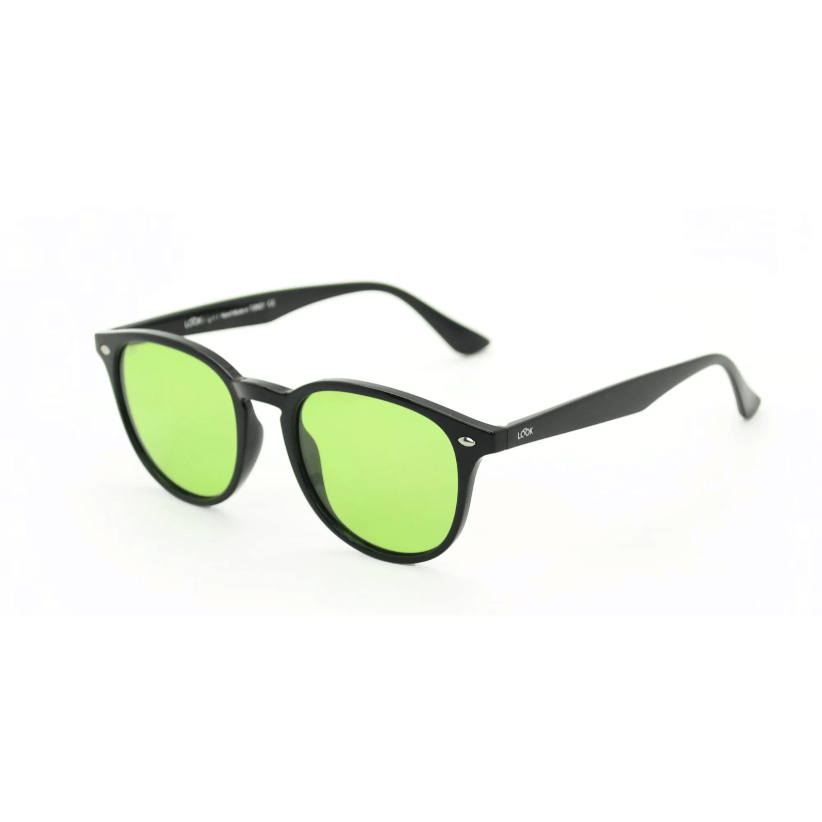 Langdon Black — نظارات Looklight — أسود إطار واسع