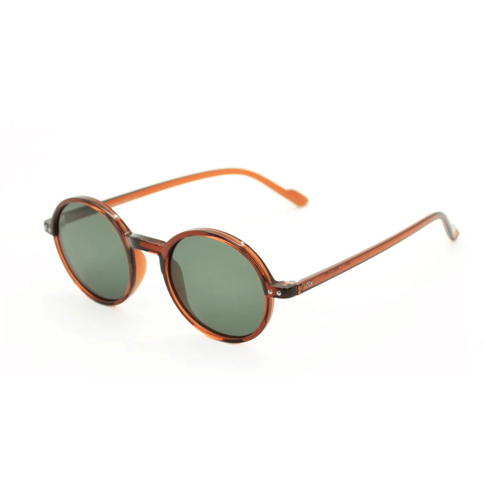 Leon Jelly Brown — نظارات Looklight — بني شفاف Aviator