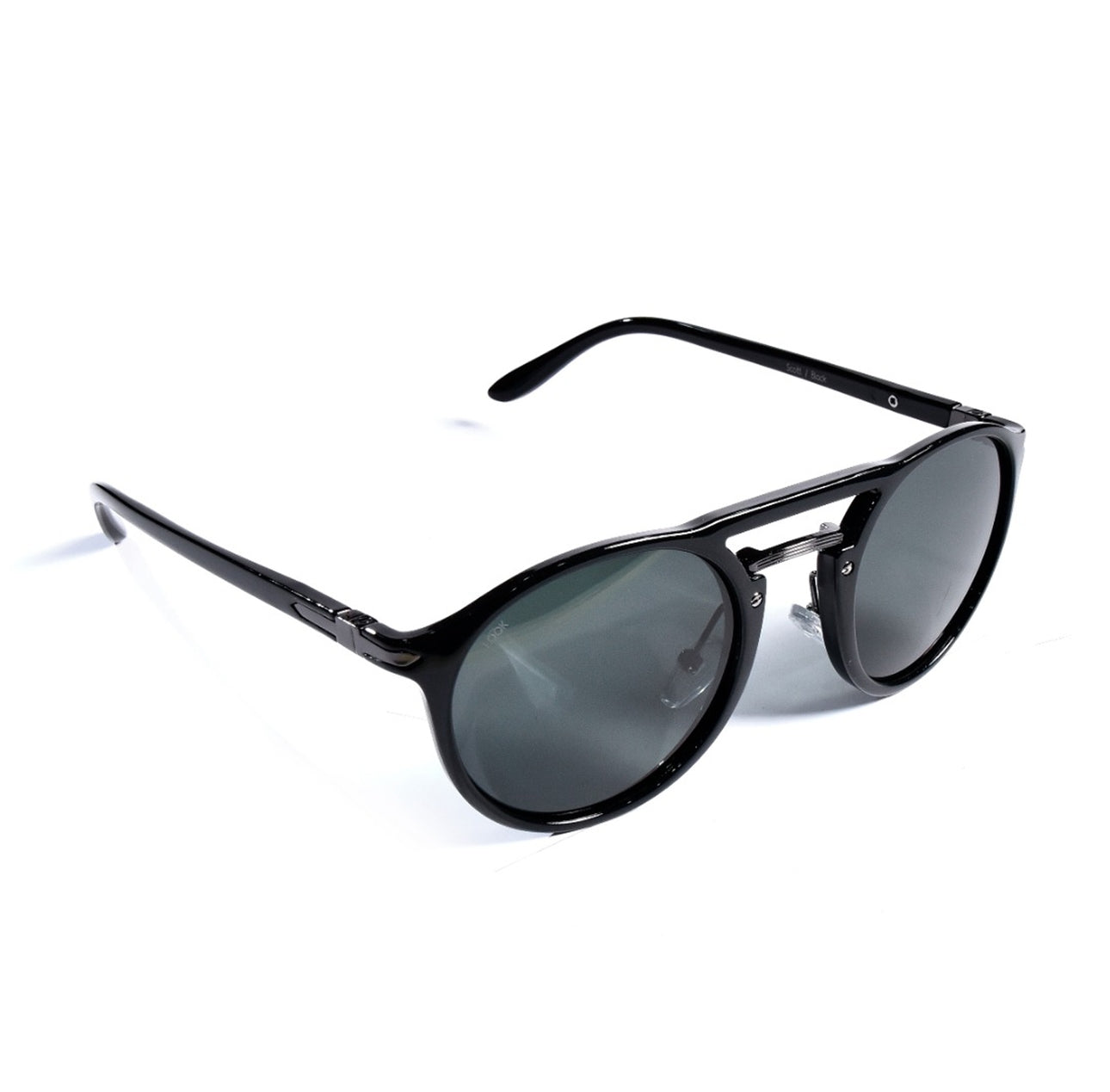 Scott Black — نظارات Looklight — أسود كلاسيكي بعدسة برتقالية