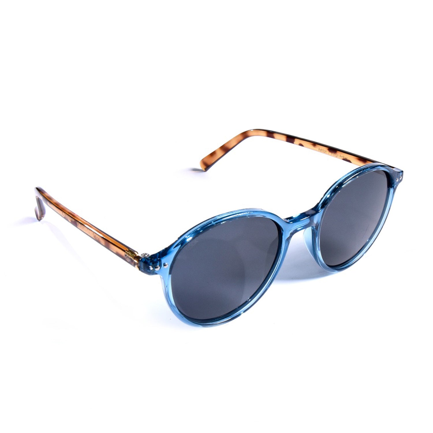 Ashton Indigo Amber — نظارات Looklight — كحلي وعنبر