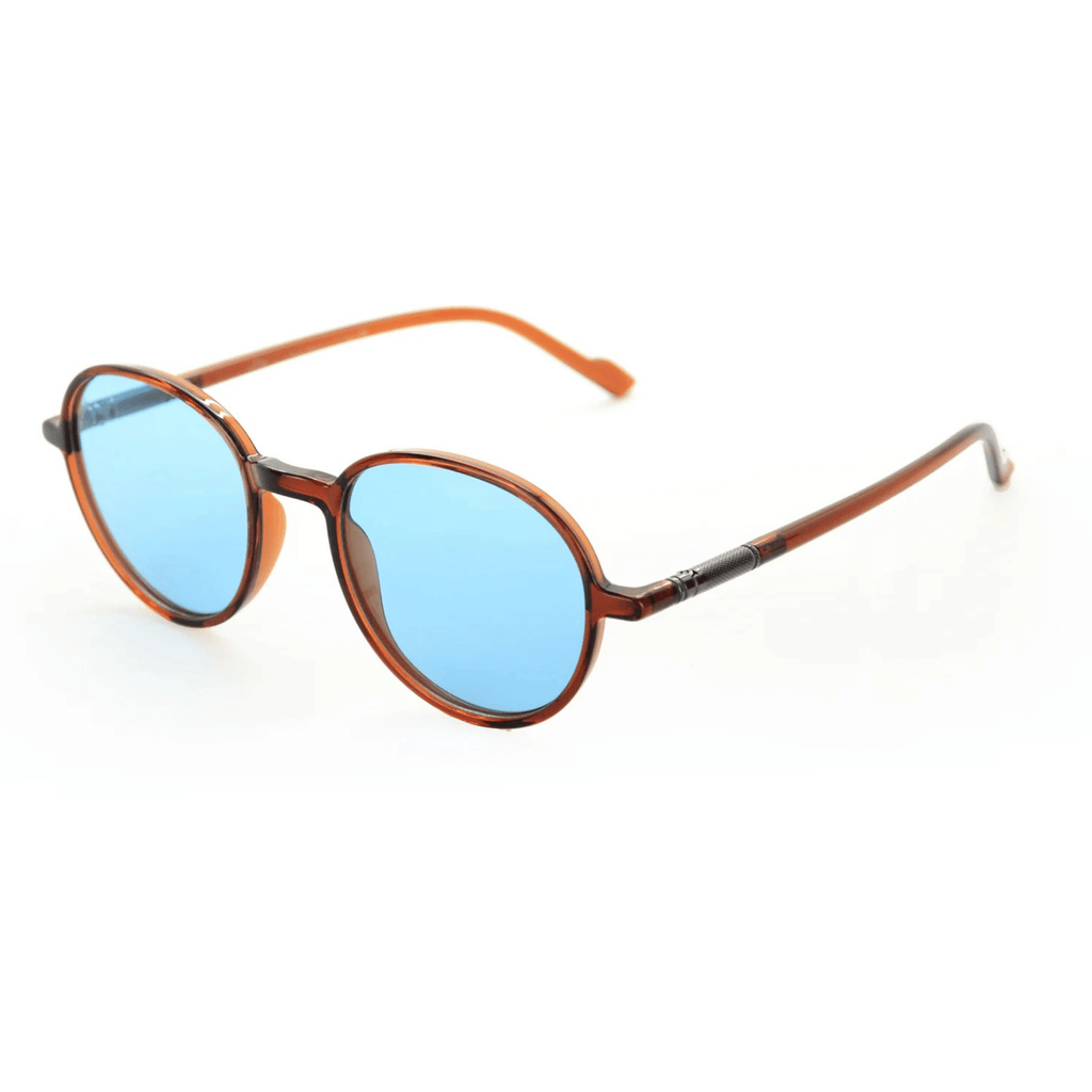 Runda Jelly Brown — نظارات Looklight — بني شفاف دائري