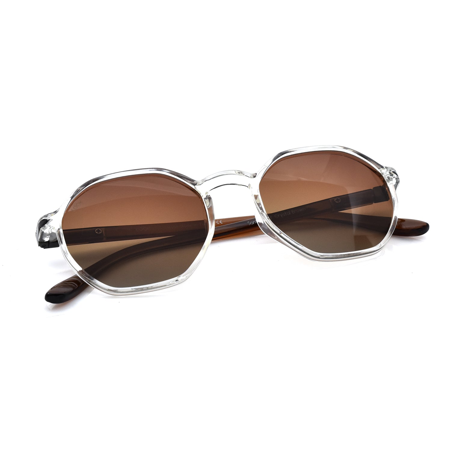 Santorini Crystal Brown — عدسة خضراء G15 مستقطبة