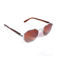 Santorini Crystal Brown — إطار شفّاف بني من Looklight