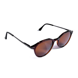 Gregor Jelly Brown — نظارات Looklight — بني شفاف دائري