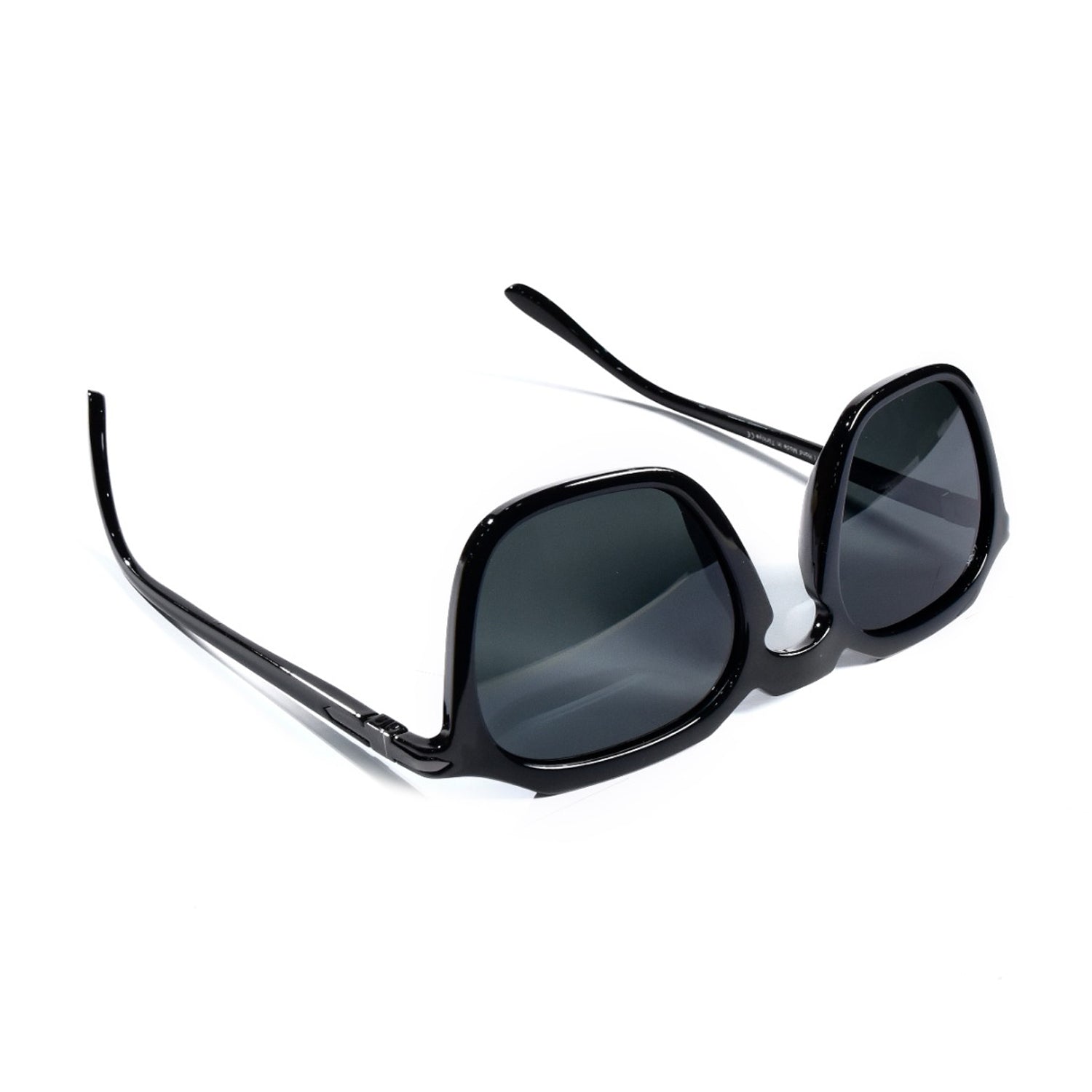Francisco Black — نظارات Looklight — زاوية جانبية — عدسة مستقطبة ١٠٠٪