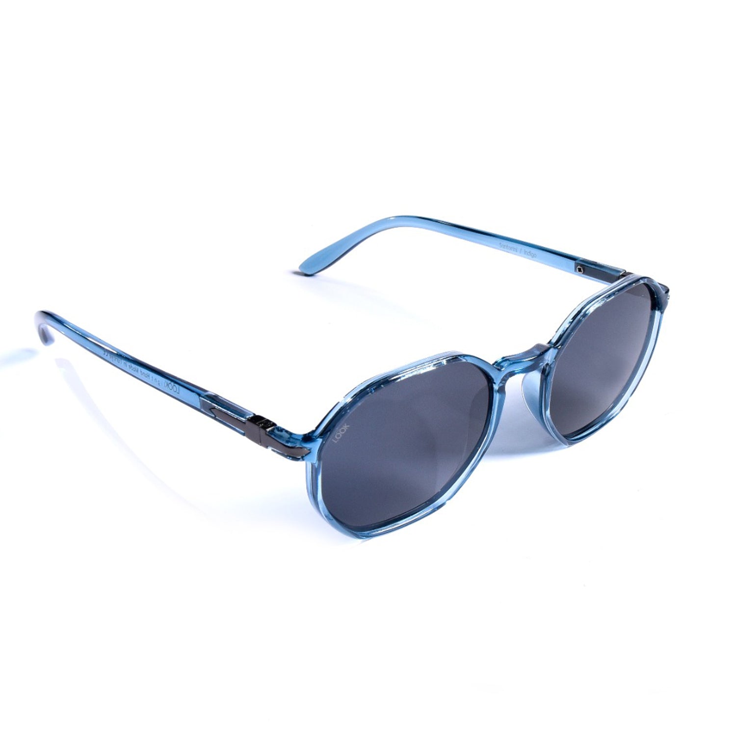 Santorini Indigo — نظارات Looklight — كحلي عميق سداسي