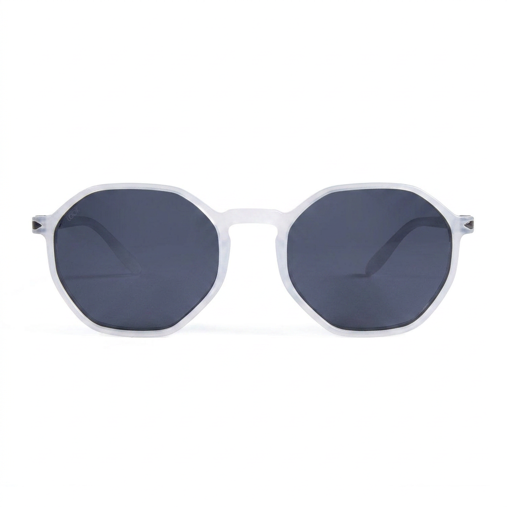 Santorini Aspen — نظارات Looklight — Front View 0° — خلفية بيضاء