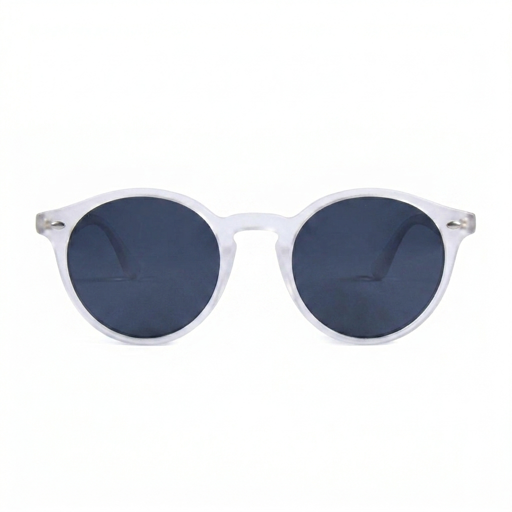 Letoon Matte Crystal — نظارات Looklight — Front View 0° — خلفية بيضاء