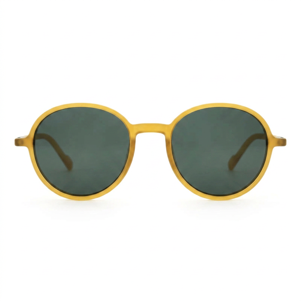 Runda Matte Daisy — نظارات Looklight — Front View 0° — خلفية بيضاء