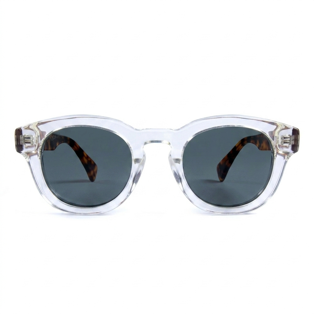 Pinus Crystal Chocolate — نظارات Looklight — Front View 0° — خلفية بيضاء